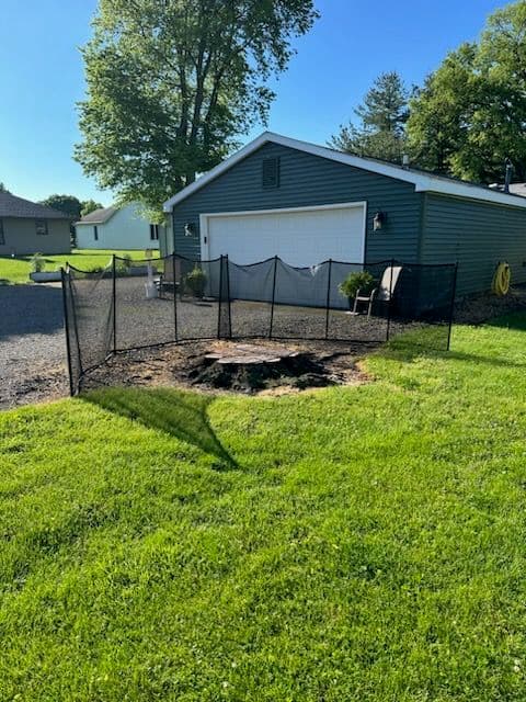 Monticello Yard Upgrade with Stump Removal image